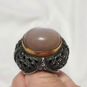 Antique finish ring